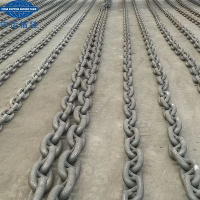 Studless Offshore Chains Black Painted Mooring Anchor Chain