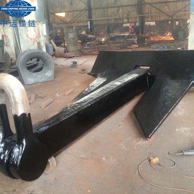 SB Type HHP AC-14 Anchor Black Painted With IACS cert. Marine Offshore Anchors