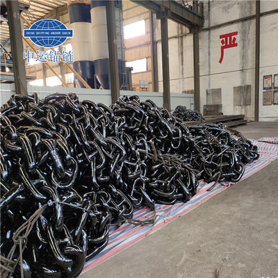 76MM Grade U3 Anchor Chain In Stock With LR BV NK Black Painted