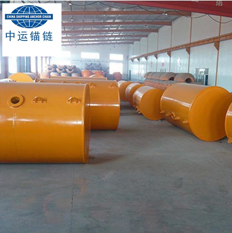 Barrel Mooring Buoy Cylindrical Type Steel Mooring Buoy